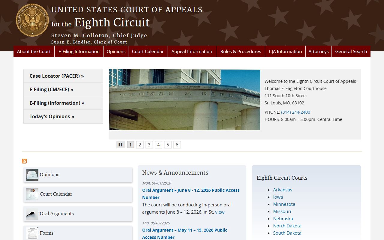 Pemiscot County Circuit Court Eighth Circuit appeals
